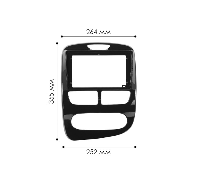 Перехідна рамка Renault Clio 2012-2016 (7794)