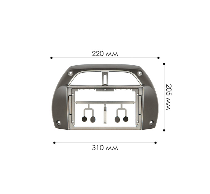 Перехідна рамка Toyota RAV4 2000-2003 (7029)