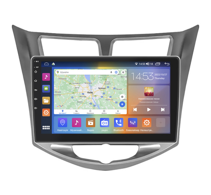 Штатна магнітола Hyundai Solaris 2014-2017 Element Prime 4/64 CarPlay 4G