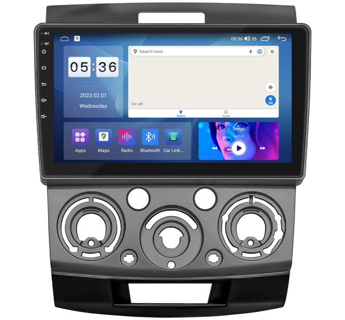 Штатна магнітола Ford Ranger 2006-2009 Element Prime 4/64 CarPlay 4G