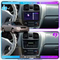 Штатная магнитола Element для Kia Optima I 2000-2002 экран 9" 2/32Gb Wi-Fi GPS Base