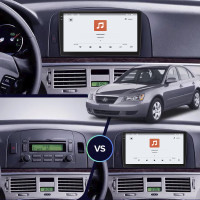 Штатная магнитола Element для Hyundai Sonata V (NF) 2004-2010 экран 9" 4/64 QLED CarPlay 4G Wi-Fi GPS 360 Prime