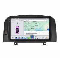 Штатная магнитола Element для Hyundai Sonata V (NF) 2004-2010 экран 9" 4/64 QLED CarPlay 4G Wi-Fi GPS 360 Prime