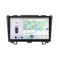 Штатная магнитола Element для Honda CR-V III Рестайлинг 2009-2012 экран 9" 4/64 QLED CarPlay 4G Wi-Fi GPS 360 Prime