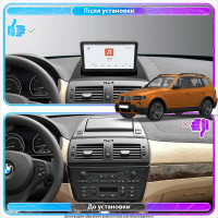 Штатная магнитола Element для BMW X3 I (E83) 2003-2006 экран 9" 4/64 QLED CarPlay 4G Wi-Fi GPS 360 Prime