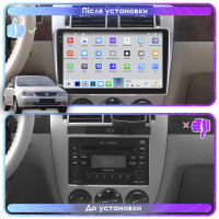 Штатная магнитола Element для Buick Excelle I Manual AC 2004-2007 экран 10" 4/64 QLED CarPlay 4G Wi-Fi GPS 360 Prime