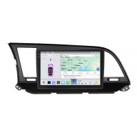 Штатная магнитола Element для Hyundai Elantra VI (AD) 2015-2019 экран 9" 4/64 QLED CarPlay 4G Wi-Fi GPS 360 Prime