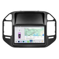 Штатная магнитола Element для Mitsubishi Pajero III Рестайлинг 2002-2006 экран 9" 4/64 QLED CarPlay 4G Wi-Fi GPS 360 Prime