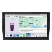 Штатная магнитола Element для Citroen Jumpy II Рестайлинг 2012-2016 экран 9" 4/64 QLED CarPlay 4G Wi-Fi GPS 360 Prime