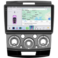 Штатная магнитола Element для Ford Ranger II Рестайлинг 2009-2011 экран 9" 4/64 QLED CarPlay 4G Wi-Fi GPS 360 Prime