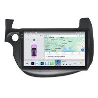 Штатная магнитола Element для Honda Jazz II Рестайлинг 2011-2014 экран 10" 4/64 QLED CarPlay 4G Wi-Fi GPS 360 Prime