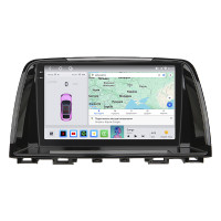 Штатная магнитола Element для Mazda 6 III (GJ) 2012-2015 экран 9" 4/64 QLED CarPlay 4G Wi-Fi GPS 360 Prime