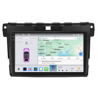 Штатная магнитола Element для Mazda CX-7 I 2006-2009 экран 9" 4/64 QLED CarPlay 4G Wi-Fi GPS 360 Prime