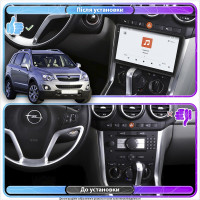 Штатная магнитола Element для Opel Antara I Рестайлинг 2010-2017 экран 9" 4/64 QLED CarPlay 4G Wi-Fi GPS 360 Prime