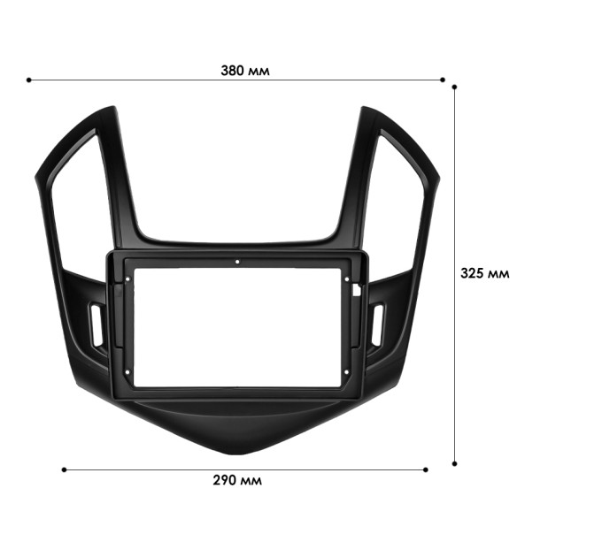 Перехідна рамка Chevrolet Cruze 2012-2016 Black
