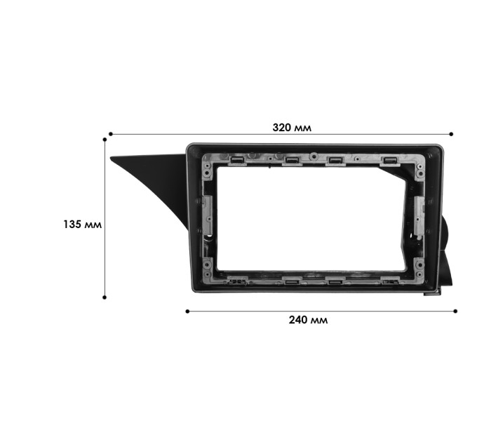 Перехідна рамка Mercedes Benz GLK Class X204 2012-2015 (7579)
