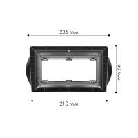 Перехідна рамка Element Fiat Fiorino 2008+ Qubo 2008-2019 Citroen Nemo 2008-2017 Peugeot Bipper 2008-2017 (7602)