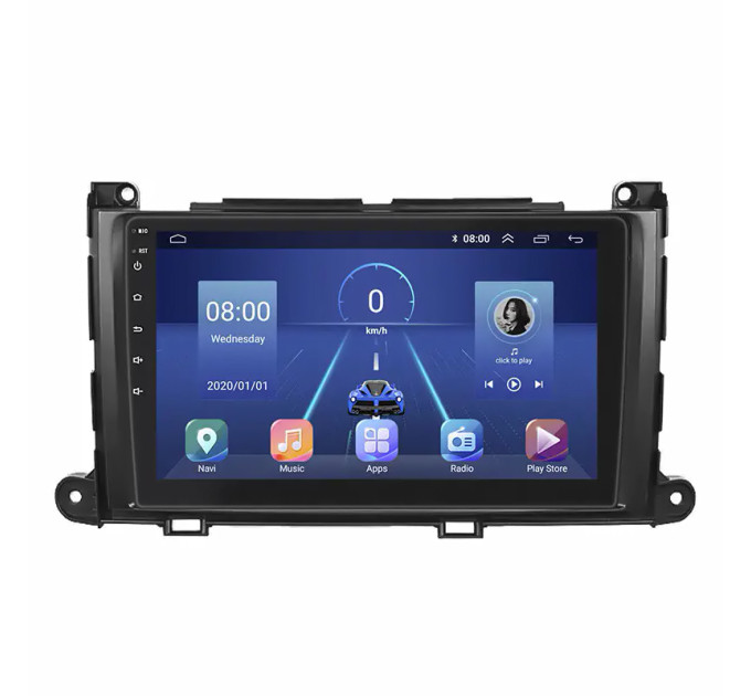 Штатна магнітола Toyota Sienna 2010-2014 Element 6/128 4G CarPlay