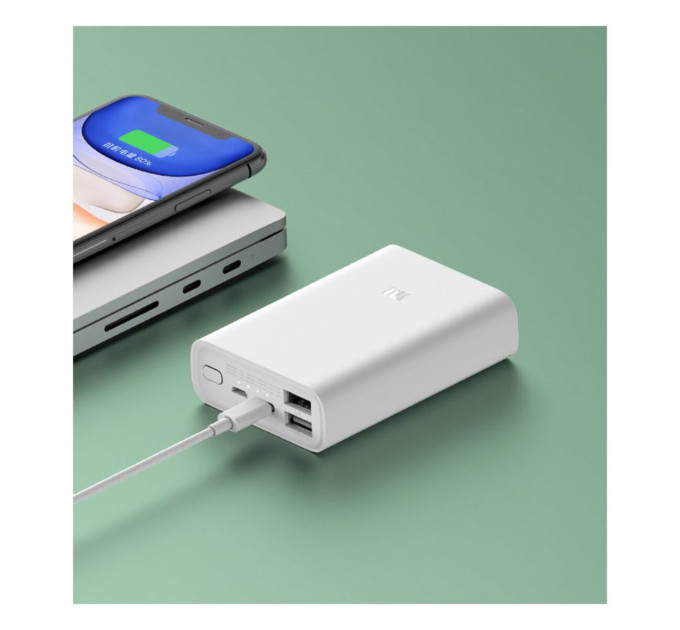 Повербанк Xiaomi Mi Power Bank 3 Ultra Compact 10000 mAh 22.5W (PB1022ZM) White