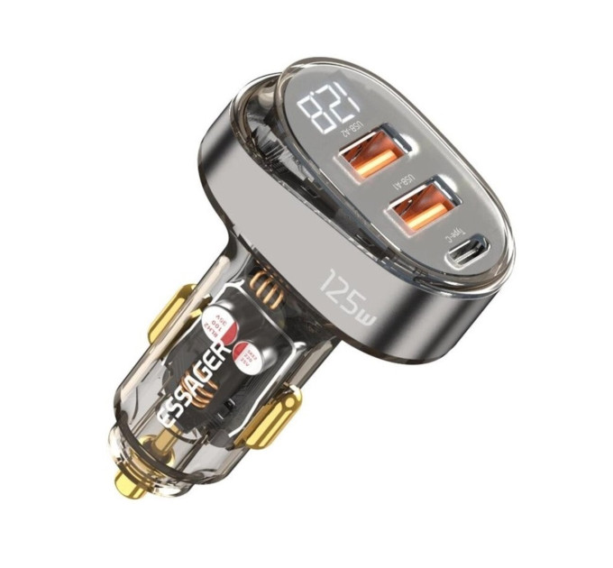 Автомобільний зарядний пристрій Essager ECC2AC-FM12-Z