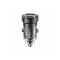 Автомобільний зарядний пристрій Usams US-CC175 C35 45W Aluminum Alloy Transparent A+C Mini
