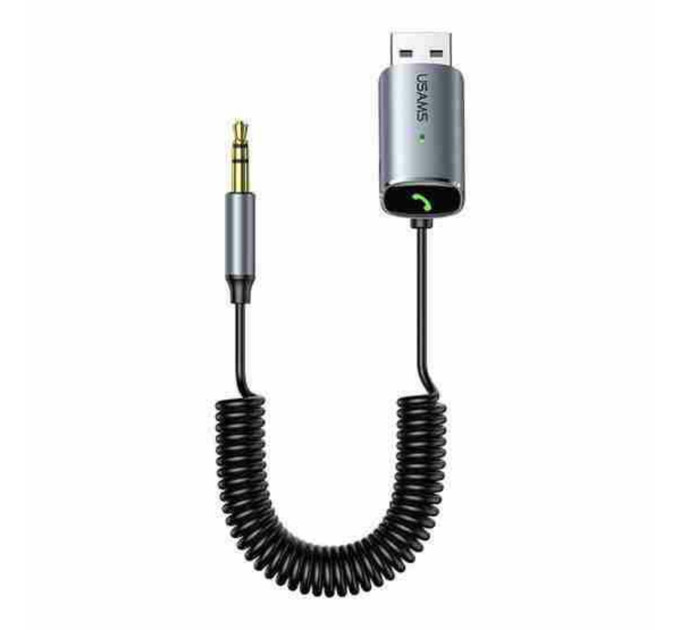 Bluetooth ресивер Usams US-SJ504 Aluminum Alloy Silver