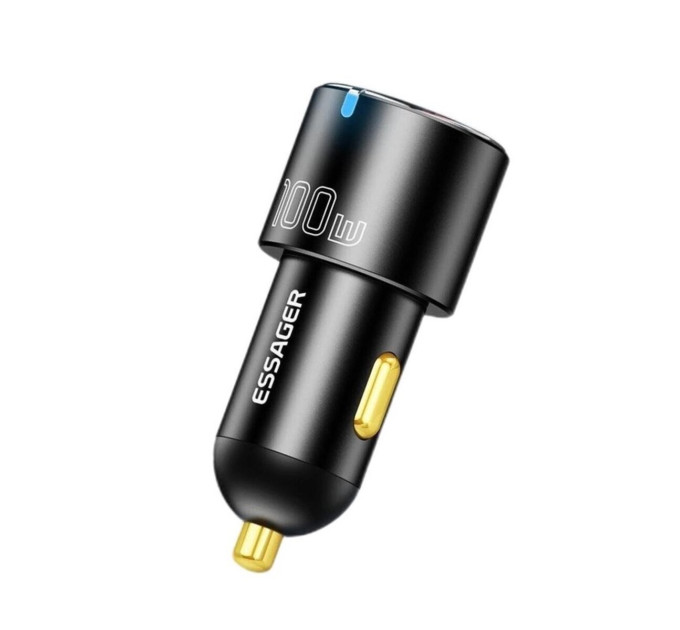 Автомобільний зарядний пристрій Essager ECCAC-QTZ01 black