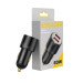 Автомобільний зарядний пристрій Essager ECC2C1A-FF01 black