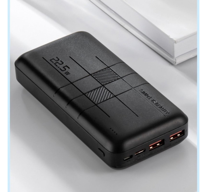 Повербанк XO PR188 PD20W+QC22.5W 20000mAh Black