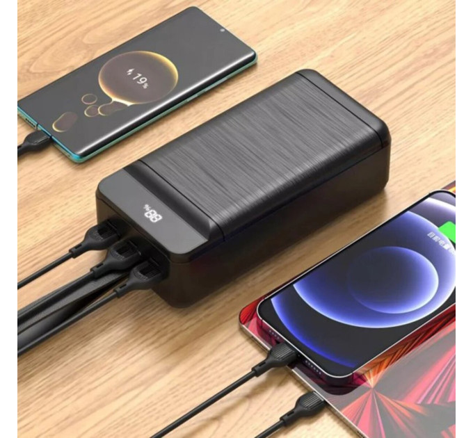Повербанк XO PR157 PD20W/QC22.5W 40000mAh Black