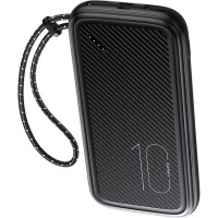 Повербанк Usams US-CD150 PB56 Power Bank with Lanyard 10000mah Black