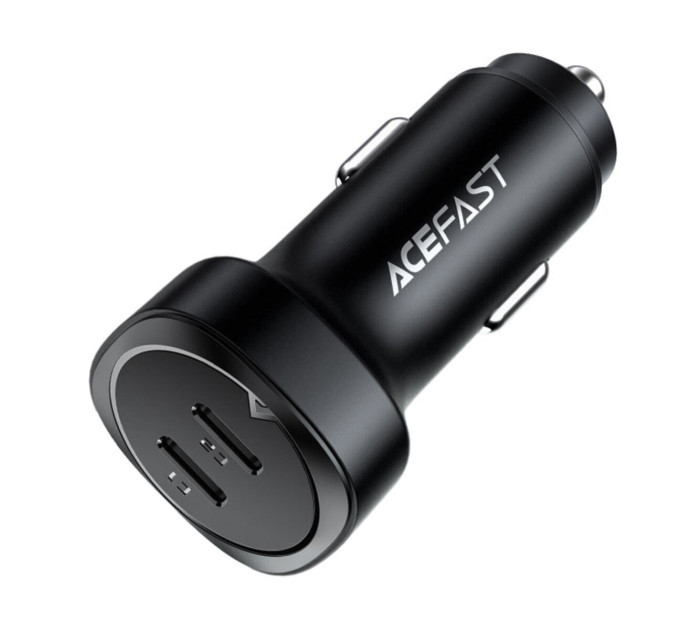 Автомобільний зарядний пристрій ACEFAST B2 72W dual USB-C metal car charger