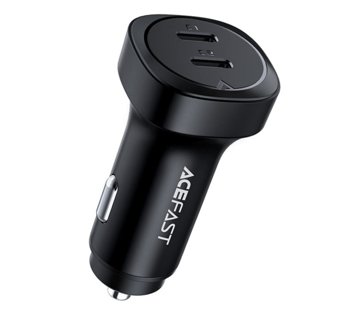 Автомобільний зарядний пристрій ACEFAST B2 72W dual USB-C metal car charger