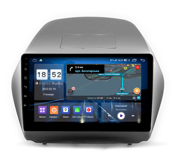 Штатна магнітола Abyss Audio QX-9204 для Hyundai Tucson 2009-2015