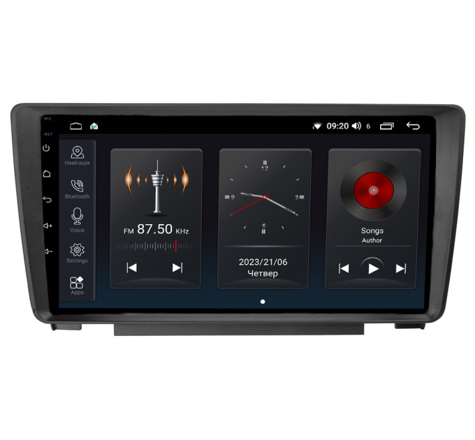 Штатна магнітола Abyss Audio SP-0343 для Skoda Yeti 2009-2017