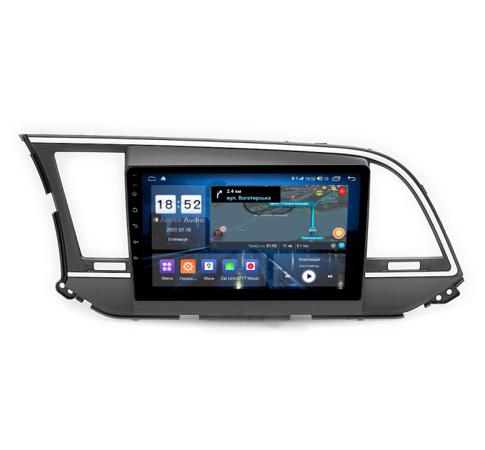 Штатна магнітола Abyss Audio QS-9213 для Hyundai Elantra 2019+