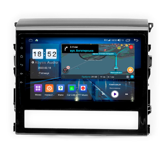 Штатна магнітола Abyss Audio QS-9143 для Toyota LANDCRUISER 200 2016+