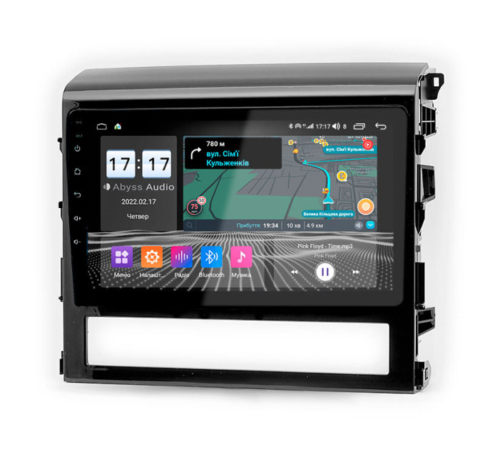 Штатна магнітола Abyss Audio QS-9143 для Toyota LANDCRUISER 200 2016+