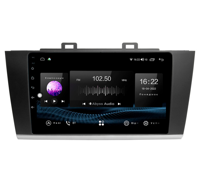 Штатна магнітола Abyss Audio SX-9355 для Subaru Legacy / Outback 2014-2020