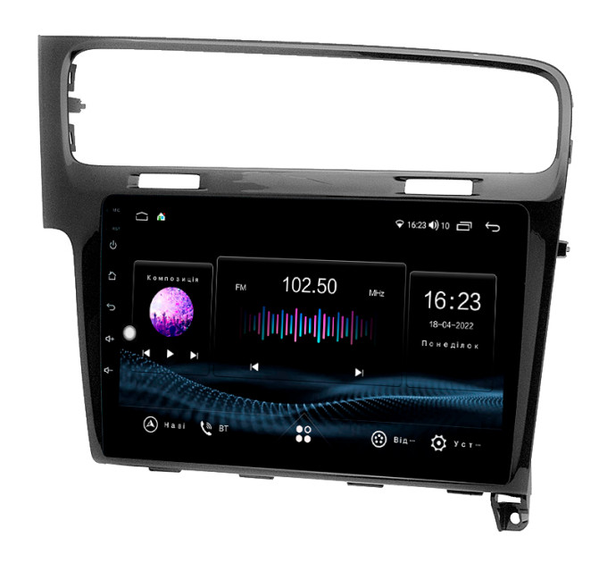 Штатна магнітола Abyss Audio SX-0105 для Volkswagen GOLF7 2013-2015 Gray