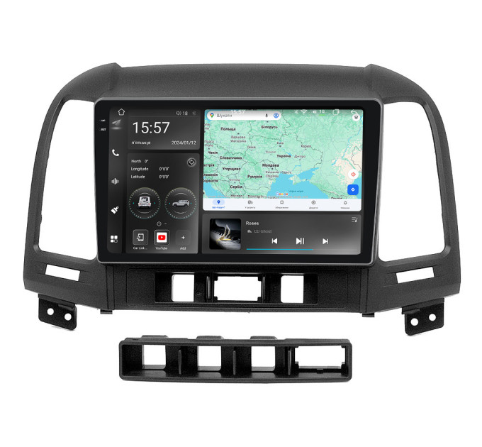 Штатна магнітола Abyss Audio WR-9220 для Hyundai Santa Fe 2006-2012
