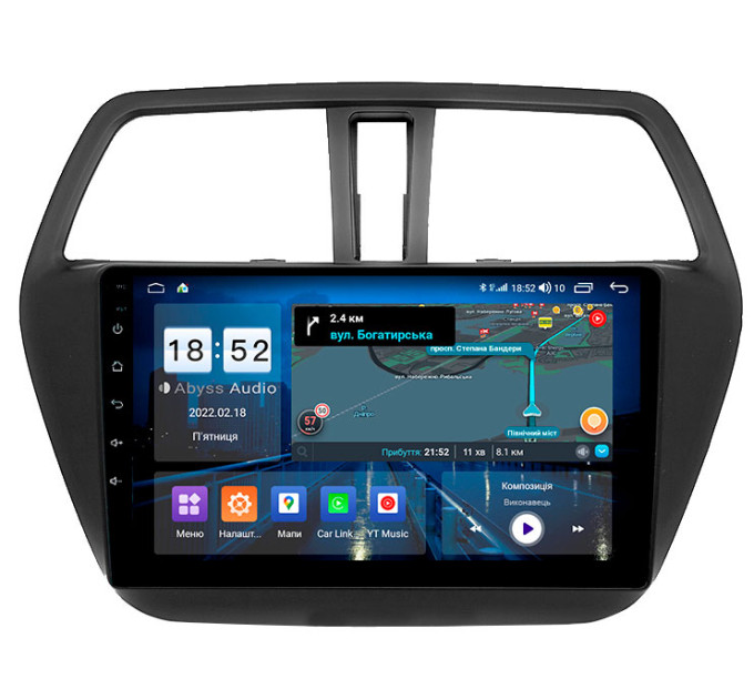 Штатна магнітола Abyss Audio QX-9259 для Suzuki SX4 /S Cross 2014+