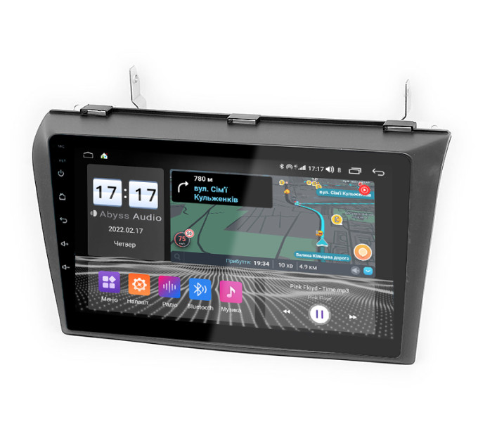 Штатна магнітола Abyss Audio QS-9225 для Mazda 3 2004-2009