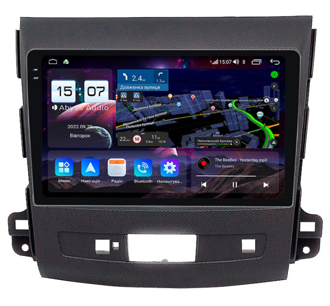 Штатна магнітола Abyss Audio QXR-9245 для Mitsubishi Outlander 2006-2012