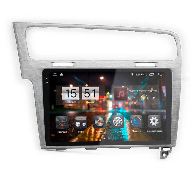 Штатна магнітола Abyss Audio QXR-0105 для Volkswagen GOLF7 2013-2015 Gray