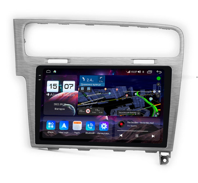 Штатна магнітола Abyss Audio QXR-0105 для Volkswagen GOLF7 2013-2015 Gray