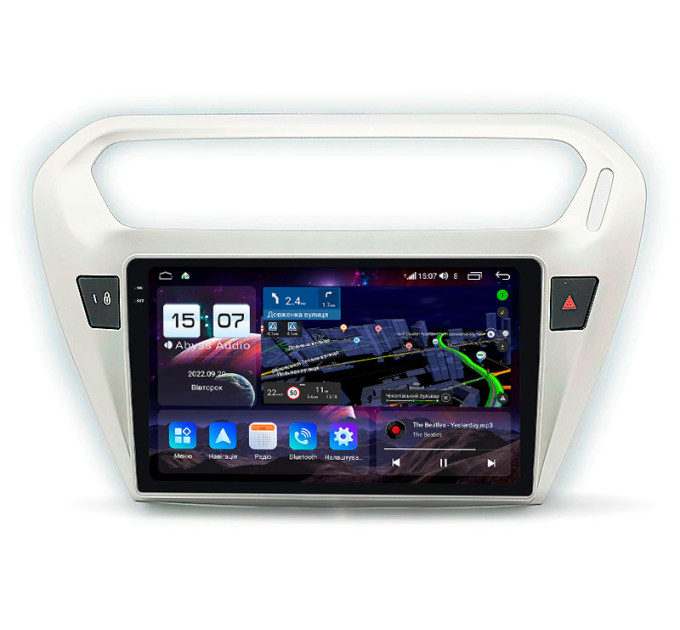 Штатна магнітола Abyss Audio QXR-9234 для Peugeot 301 2012-2017