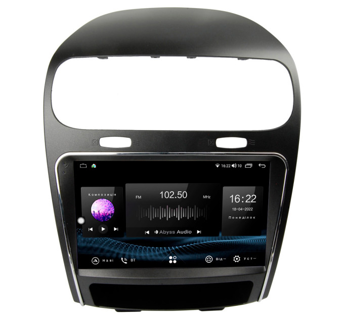 Штатна магнітола Abyss Audio QXR-9280 для Dodge Journey 2011+
