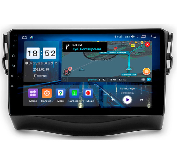 Штатна магнітола Abyss Audio QX-9135 для Toyota RAV4 XA30 2006-2012