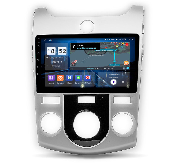 Штатна магнітола Abyss Audio QX-9195 для KIA Cerato（Кондиціонер） 2008-2012